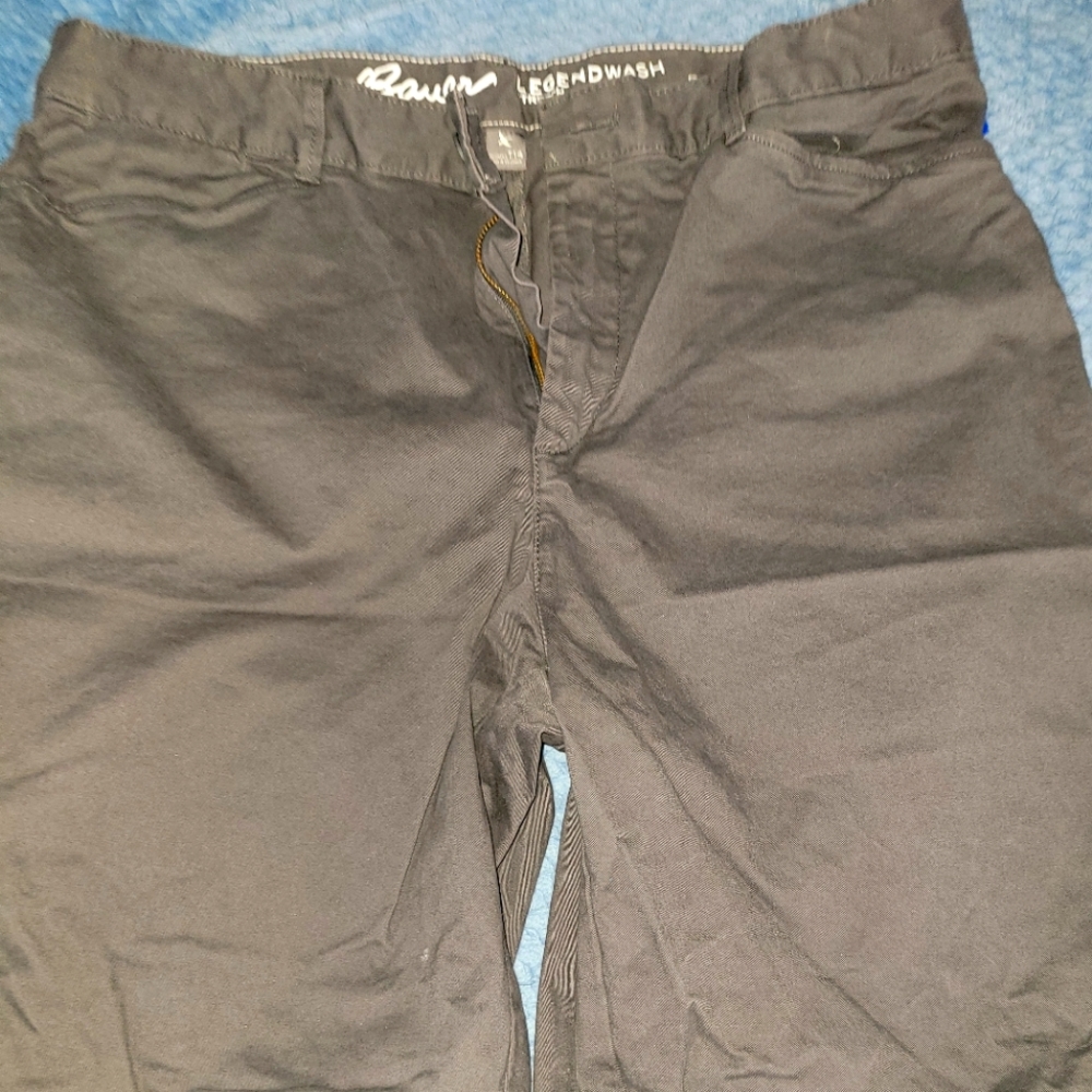 Eddie Bauer Curvy Fit Legend Wash Gray Shorts Sz 14T